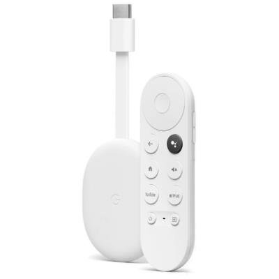 Google Chromecast 4 s Google TV bílé