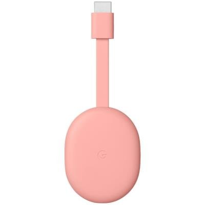 Google Chromecast 4 s Google TV růžové