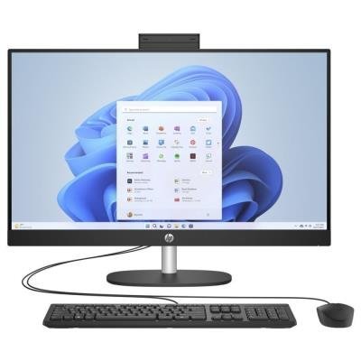 HP 27-cr0000nc/ AiO/ Ryzen 3 7320U/ 8GB DDR5/ 512GB SSD/ AMD Integrated/ 27" FHD,matný/ W11H/ kbd+myš/ černý