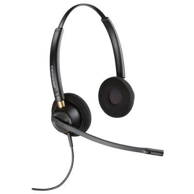 Poly EncorePro 520 Binaural Headset +Quick Disconnect EMEA - INTL English Loc Euro plug