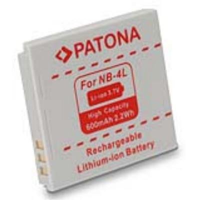 PATONA Aku Canon NB-4L 600mAh