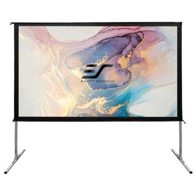 ELITE SCREENS plátno mobilní outdoor stativ 100" (254 cm)/ 16:9/ 124,5 x 221,5 cm/ hliníkový/ přední a zadní projekce