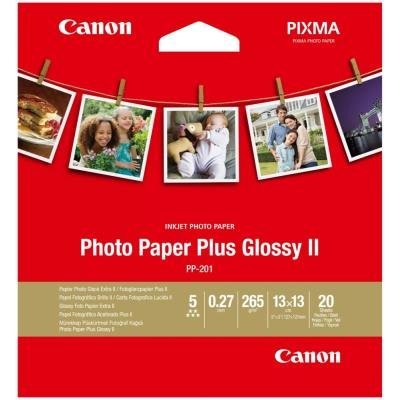 Canon fotopapír Plus Glossy II PP201 5"×5" 20ks