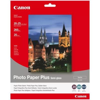Canon fotopapír Plus Semi-gloss SG-201 8"×10" 20ks