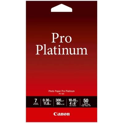 Canon fotopapír Pro Platinum PT-101 4"×6" 50ks