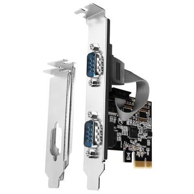 AXAGON PCIe řadič 2x sériový port (RS-232) / PCEA-S2N / 250 kbps / LP bracket