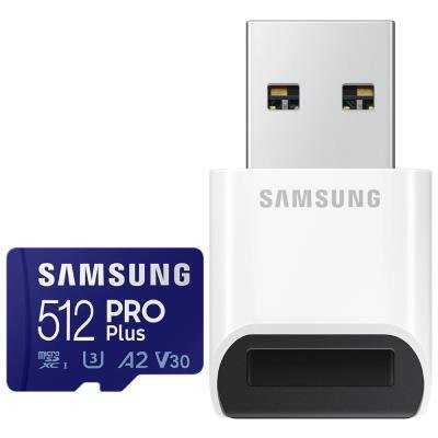 Samsung PRO Plus 512GB + USB čtečka