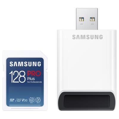 Samsung PRO Plus SDXC 128GB + USB adaptér