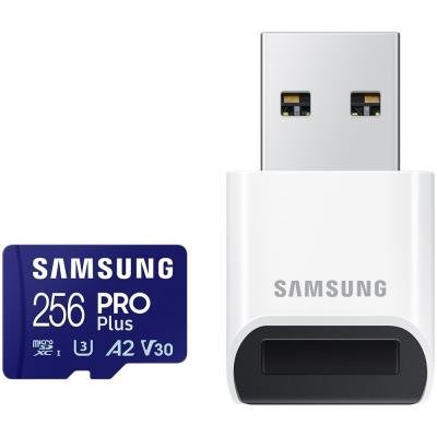 Samsung PRO Plus microSDXC 256GB + USB adaptér