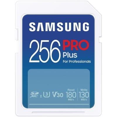 SAMSUNG PRO Plus SDXC 256GB / CL10 UHS-I U3 / V30