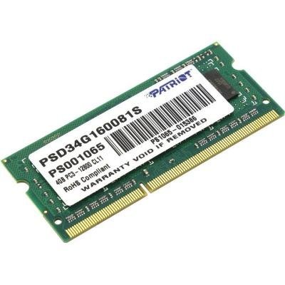 Operační paměť Patriot 4GB DDR3 1600MHz