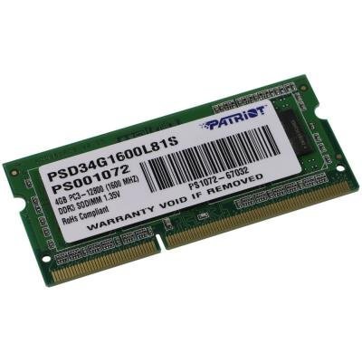 Patriot 4GB DDR3 1600MHz
