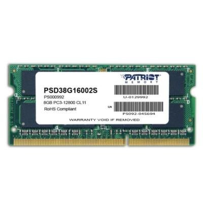 Patriot Signature 8GB DDR3 1600MHz SO-DIMM