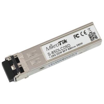 MikroTik S-85DLC05D SFP optical module, MM, 550m, 1,25G, 850Nm