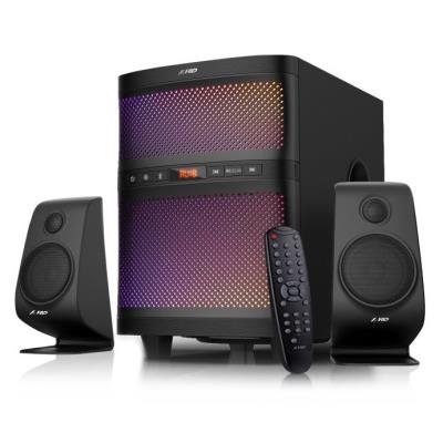 FENDA F&D repro F580X/ 2.1/ 75W/ černé/ BT4.0/ FM rádio/ USB přehrávání/ dálkové ovládání