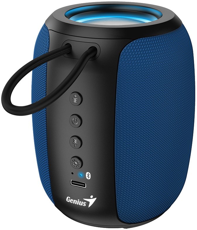 GENIUS speakers SP-915BT Blue/ Bluetooth 5.3/ 5W/ microphone/ Copilot AI communication/ USB-C charging