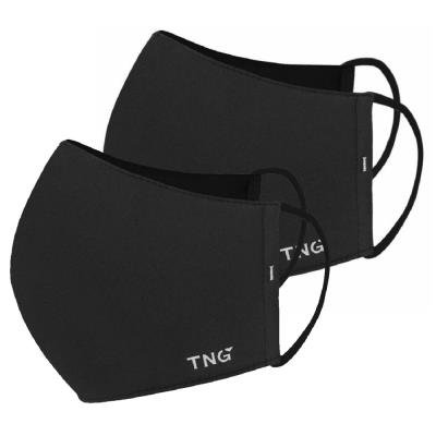 TNG rouška M černá 2ks