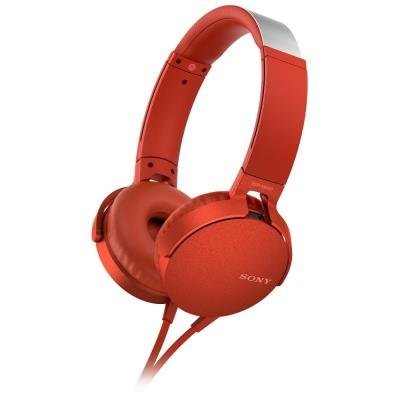 Sony MDR-XB550AP červený
