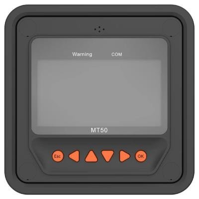 Status display for Solar MPPT Tracer a XTRA (MT50)