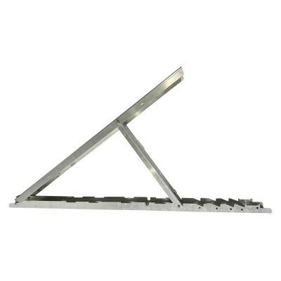 Compete SC adjustable angle ballasted mount holder for 8 panels on flat roof, 35mm