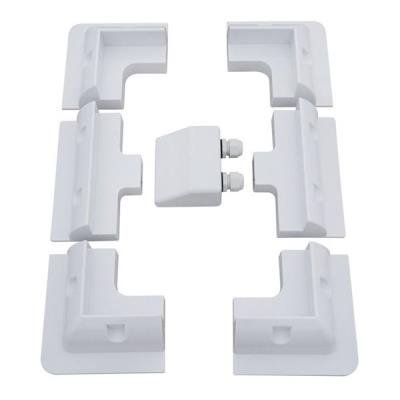 Solarmi ABS caravan holder with grommet for solar panel, white (pack of 7 pcs)