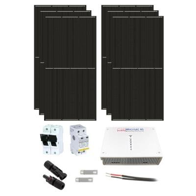 Solarmi watter heating system 2.79kWp Mono black, 4kW Inverter