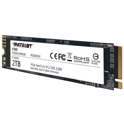 PATRIOT P300 2TB SSD / Interní / M.2 PCIe Gen3 x4 NVMe 1.3 / 2280