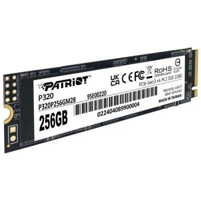 PATRIOT P320 256GB SSD / Interní / M.2 PCIe Gen3 x4 NVMe 1.3 / 2280