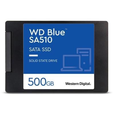 WD SSD BLUE SA510 500GB / WDS500G3B0A / SATA III / Interní 2,5" / 7mm 
