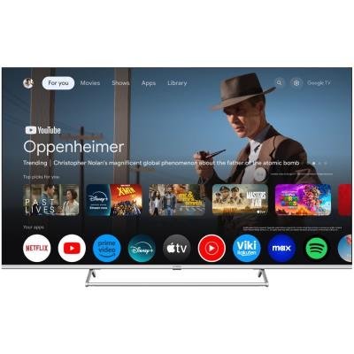 STRONG SMART QLED TV 55"/ SRT55UG8773C/ UHD/ 3840x2160/ DVB-T2/C/S2/ H.265/HEVC/ 4xHDMI/ 2xUSB/ Wi-Fi/ LAN/ G/ ANDROID14