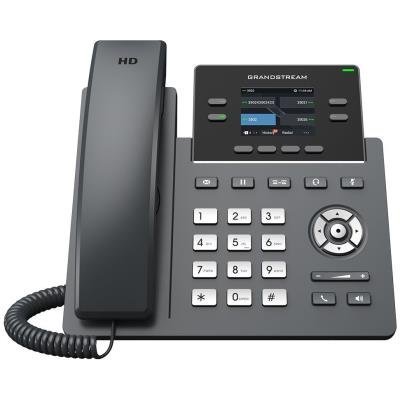 Grandstream GRP2612W VoIP telefon, 2x SIP, barevný podsvícený displej, 2x 10/100 Mbps RJ45, PoE, WiFi
