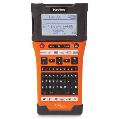 BROTHER tiskárna samolepících štítků PT-E550WVP/ 180 dpi/ LCD/ USB/ Wi-Fi/ kufr 