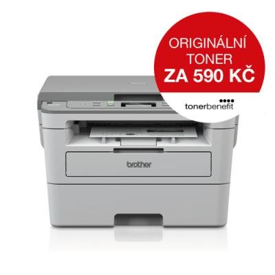 BROTHER laser DCP-B7520DW/ 1200x1200 dpi/ až 34 str./min/ černobílá/ Tonerbenefit/ scan/ copy/ duplex / LAN / WiFi/ USB