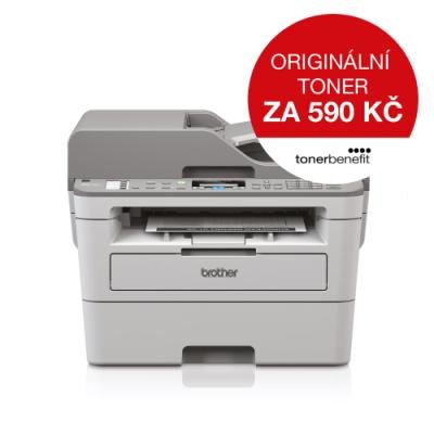 BROTHER laser MFC-B7715DW/ 1200x1200 dpi/ až 34 str./min/ černobílá/ Toner benefit/ fax/ scan/ copy/ ADF/ LAN/ WiFi/ USB