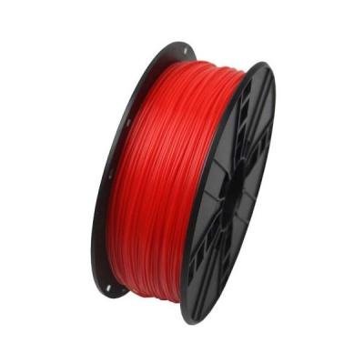GEMBIRD 3D ABS plastic printing filament,  1,75mm, 1kg, fluorescent, red