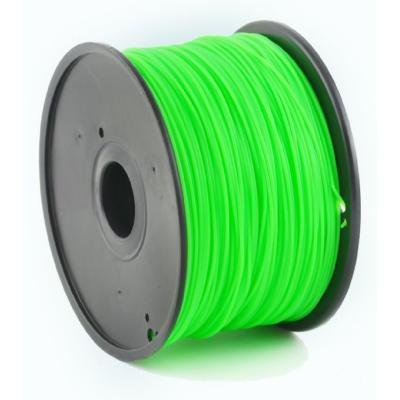 GEMBIRD 3D ABS plastic printing filament,  1,75mm, 1kg, green