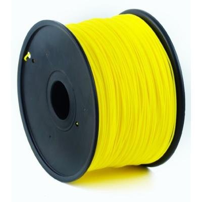 GEMBIRD 3D ABS plastic printing filament,  1,75mm, 1kg, yellow