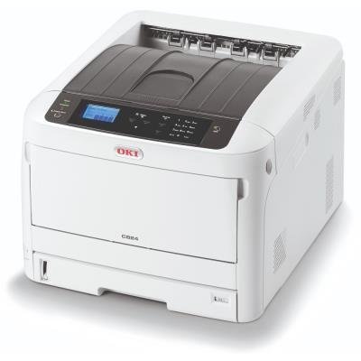 OKI C824dn/ A3/ color/ 26/14ppm/ ProQ2400/ USB/ LAN/ duplex/ Bílá