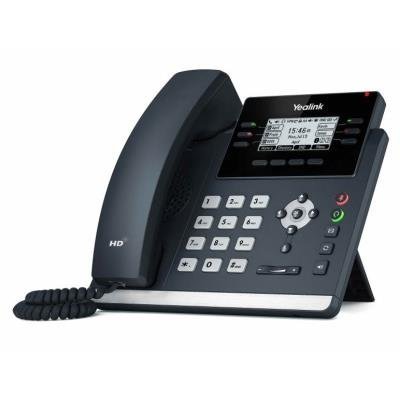 Yealink SIP-T42U IP telefon, 6x SIP, CZ/SK displej, 2x GbE port, PoE, Opus HD kodek, 15 programovatelných tlačítek