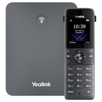 Yealink W73P, IP DECT báze+ručka, PoE, 1,8" barevný displej, až 10 ruček, 10x SIP