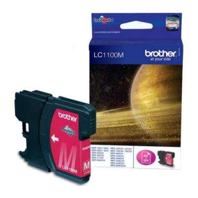 Inkoustová náplň Brother LC1100M červená