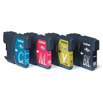 Inkoustová náplň Brother LC1100 CMYK