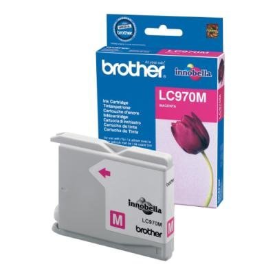 Inkoustová náplň Brother LC970M červená