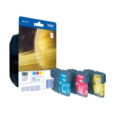 Inkoustová náplň Brother LC1100 CMY