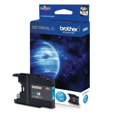 Inkoustová náplň Brother LC1280XL-C modrá