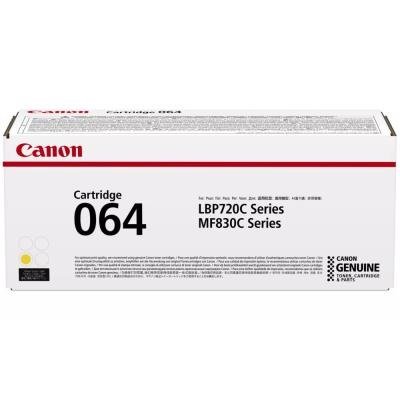 Canon originální toner Cartridge 064 Y žlutý, MF832Cdw 5 000 stran