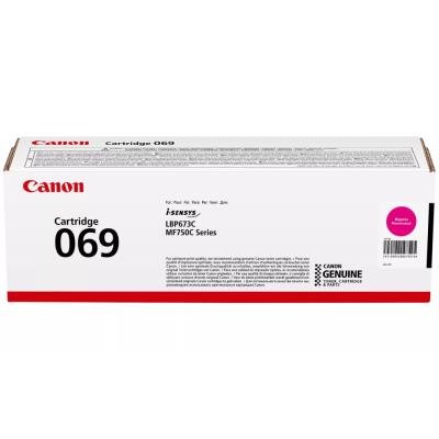 Canon originální toner Cartridge 069 M magenta, MF752Cdw, 754Cdw, LBP673Cdw, kapacita 1 900 stran