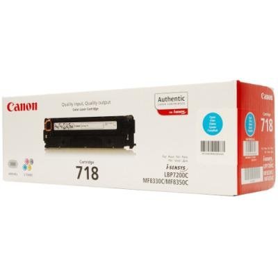 Canon toner CRG-718C/ LBP-7200/ 7660/ 7680/ MF-80x0/ MF724/ 2900 stran/ Cyan