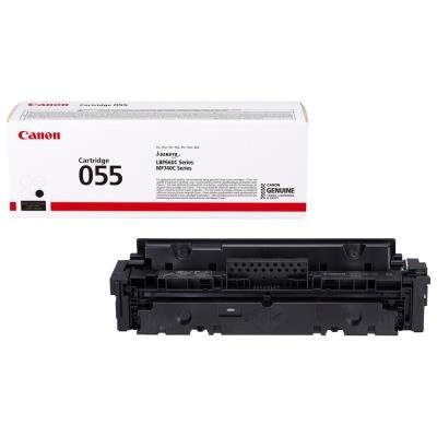 Canon original toner 055Bk (black, 2300pages) for Canon MF742Cdw, MF744Cdw, MF746Cx, LBP663Cdw, LBP664Cx