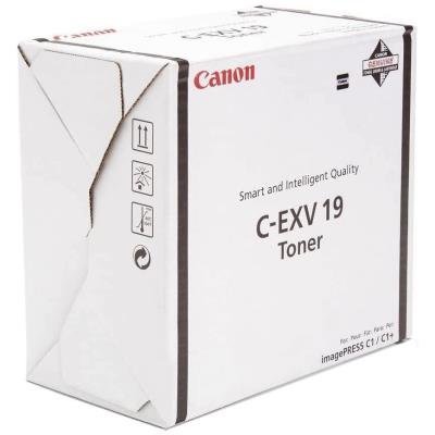 Canon originální  TONER CEXV19 BLACK Imagepress C1/C1+ 16 000 pages A4 (5%)